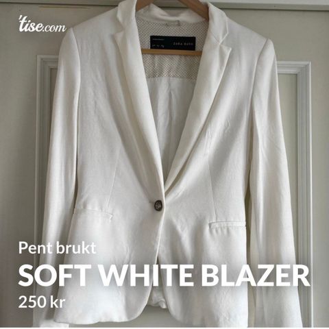 Soft White Blazer