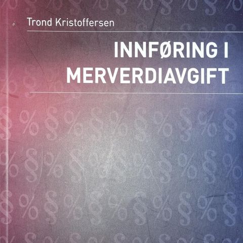 Innføring i merverdiavgift