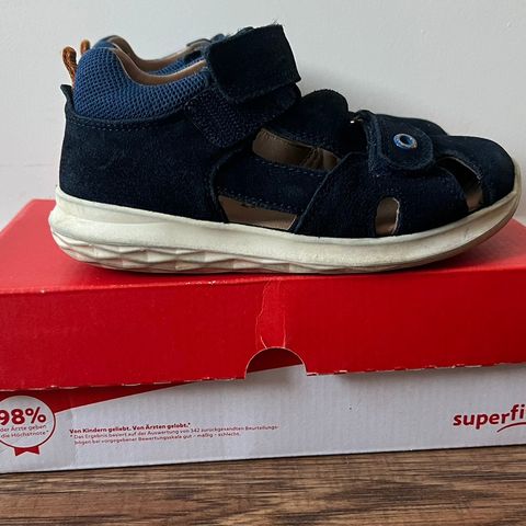 Superfit sandaler Bumblebee blå i str. 28