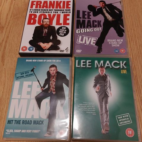 Lee Mack og Frankie Boyle stand-up DVD.