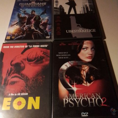 American Psycho 2 - De Ubestikkelige- Guardians of the Galaxy- Missing- Leon