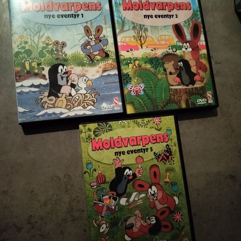 Moldvarpens nye eventyr 1 - 2 - 5 ( DVD) - Moldvarpen - Kiddies