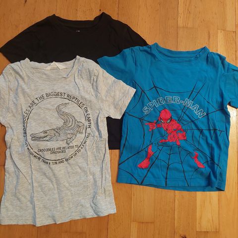 T- skjorter str 110-116.