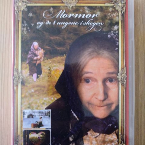 Dvd barnefilm. Mormor og de 8 ungene i skogen. Anne-Cath Vestly. Norsk film.