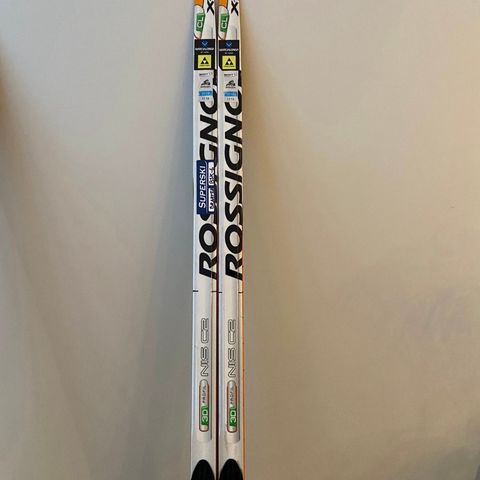 Rossignol klassisk herre 203cm, ink. SNS binding