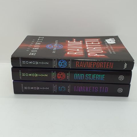 De fem utvalgte bok 1-3. Norsk pocket. Anthony Horowitz