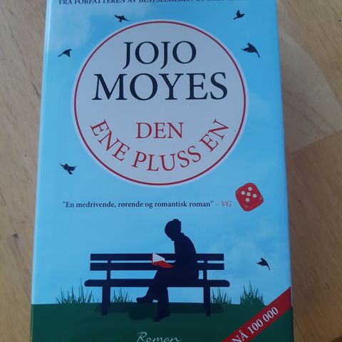 Den ene pluss en, Jojo Moyes, innbundet, ny