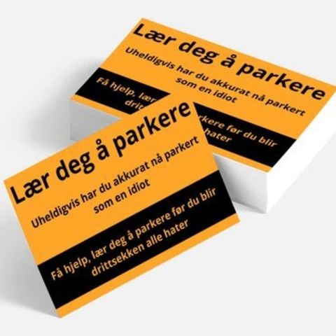 Lær deg å parkere!