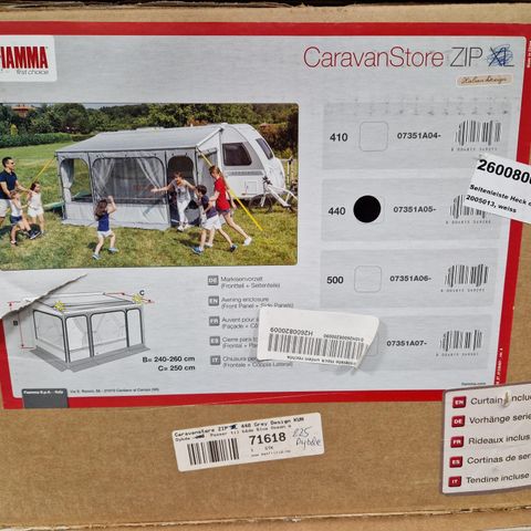 Fiamma CaravanStore ZIP markisetelt 440