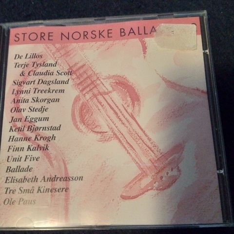 2 x Div. art. "Store norske ballader" CD