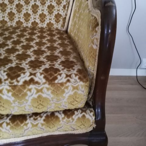 Fin vintage sofa selges