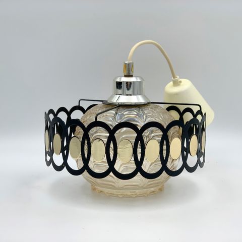 Retro messing taklampe , Vintage design lampe