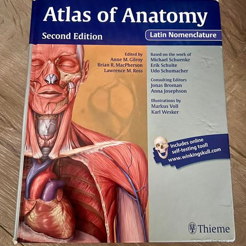 Atlas of Anatomy, Latin Nomenclature