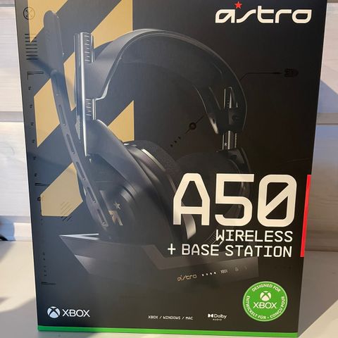 4 generasjon Astro A50 trådløst gamingheadset for Xbox og PC/Mac