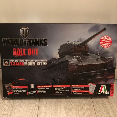 WORLD OF TANKS, modell byggesett