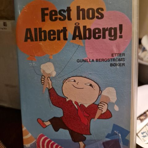 Kr 50 VHS FEST HOS ALBERT ÅBERG 1995