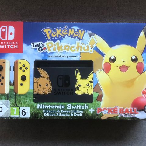 Nintendo Switch Pikachu & Eevee Edition
