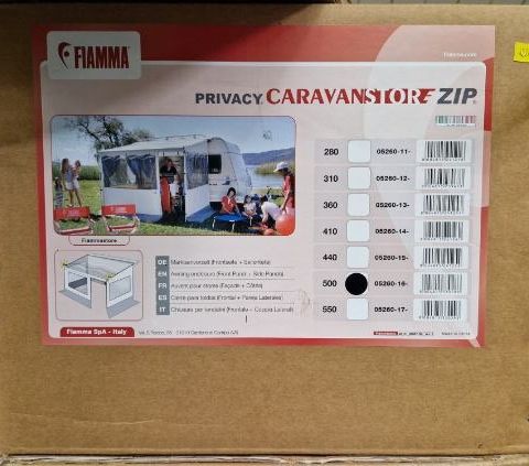 Fiamma Privacy CaravanStore markisetelt ZIP 500