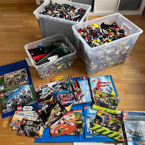 38 kg LEGO selges til kreativ person