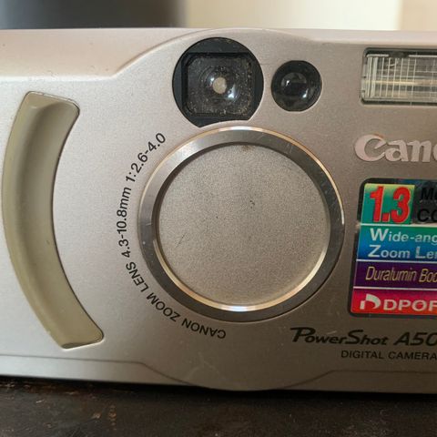 canon powershot A50 virker som det skal