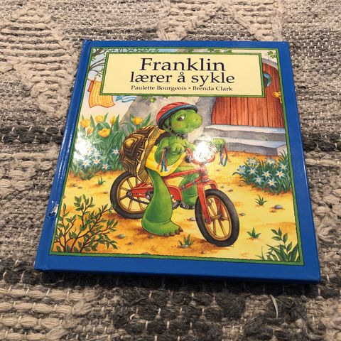Franklin lærer å sykle barnebok (hentes/sendes)