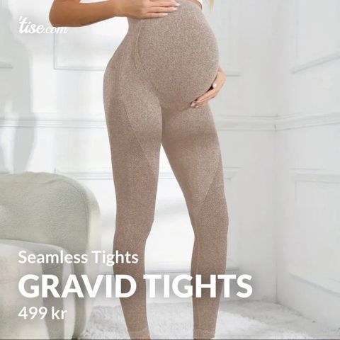 Gravid Seamless Tights - Brown