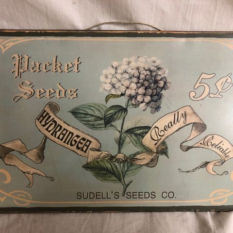 Sudell´s seeds Co. Hacket Seeds. Hydrangea. Really Reliable.