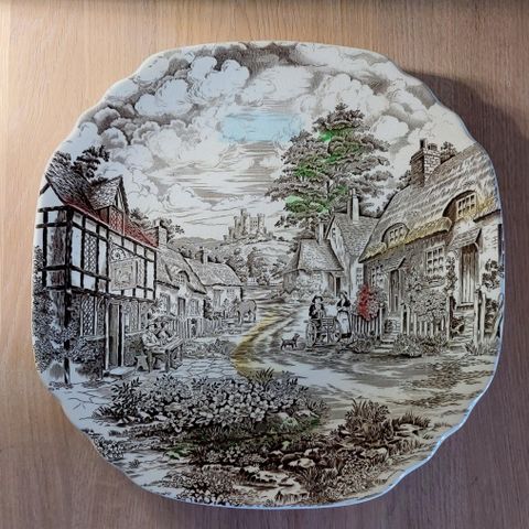 Wedgewood - Old English Village serveringsfat