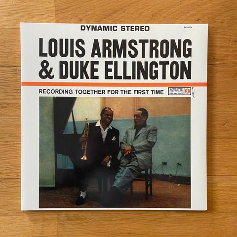 Louis Armstrong & Duke Ellington - Recording Together For The First Time LP