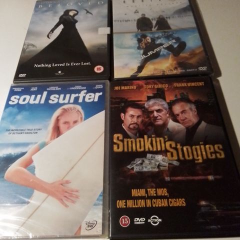 Soul Surfer- Smoking Stogies- Beloved- Arkiv X/ Jumper - Casino