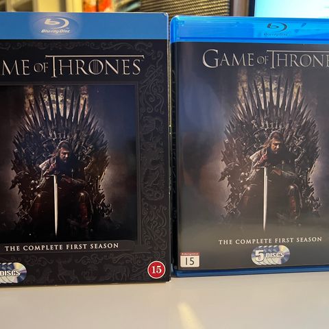 Game of Thrones. Komplett sesong 1. 5 disc blu-ray