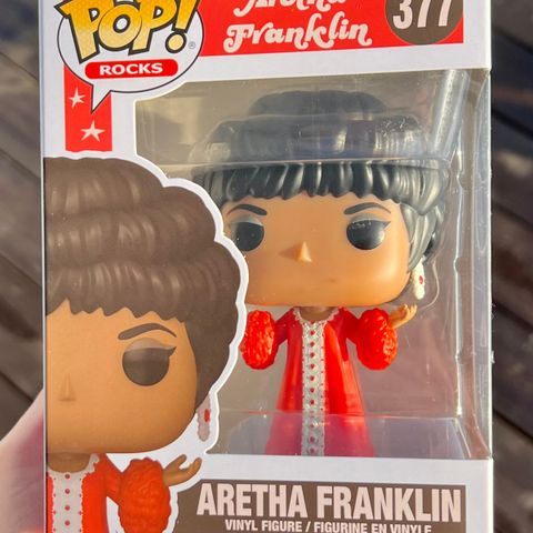 Funko Pop! Rocks: Aretha Franklin (Red Dress) (377)