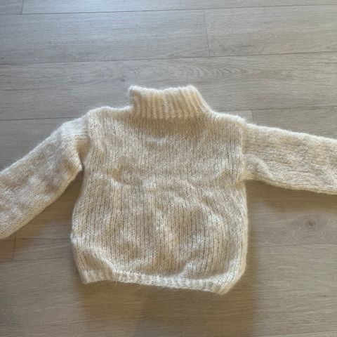 Helt ny Hjemmestrikket ullgenser mohair strl xs/s