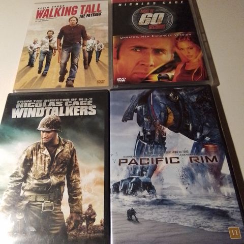 Windtalkers- Pacific Rim- Walking Tall the payback- Cone in 60 Seconds