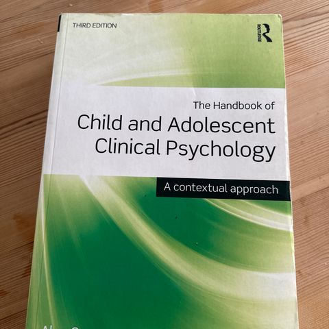 Child and Adolescent Clinical Psychology