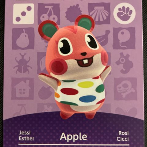 Animal Crossing amiibo card Apple