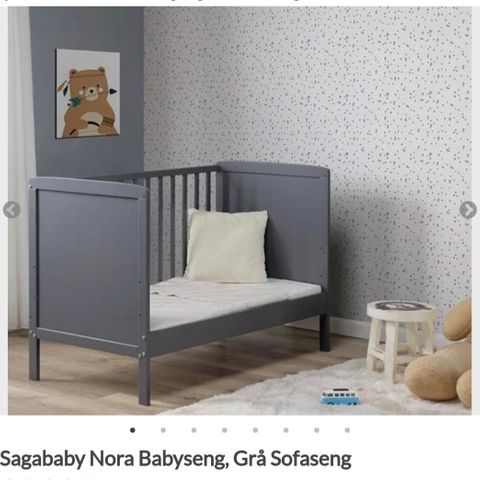 Sagababy Nora Babyseng, Grå Sofaseng