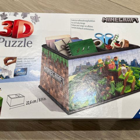 Minecraft 3D puzzle puslespill