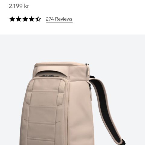 Db Hugger 25 liter - fogbow beige - NY!