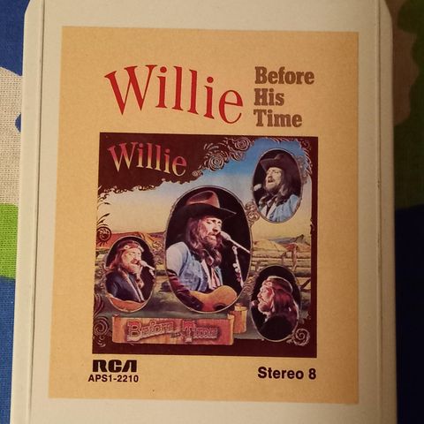 Willie Nelson 8 spors kassetter selges