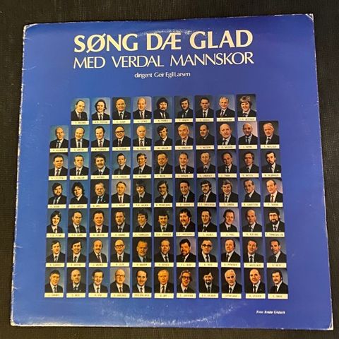 VERDALEN KALLER! VERDALEN MANNSKOR VINYLSAMLING SELGES!