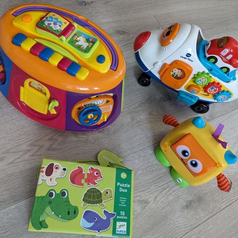 3 Fine baby leker med lys og lyd og puzzler