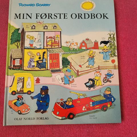 Engelsk/norsk ordbok for barn.