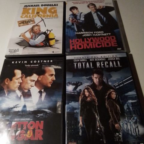 Tretten Dager- Total Recall- King of California- Hollywood Homocide- Cast Away