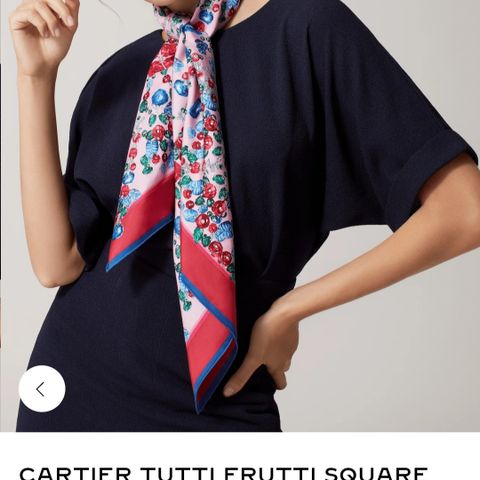 Cartier Tutti Frutti Silk Twill Scarf 90x90