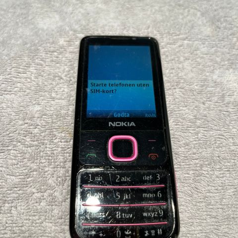 Nokia 6700C (Sort/ Rosa)