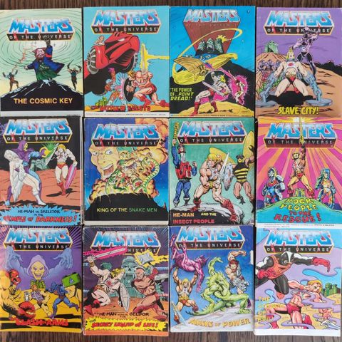 Originale He-Man mini-comics som fulgte med figurene!