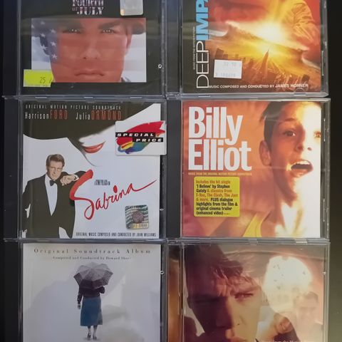 Filmmusikk / Soundtracks på CD