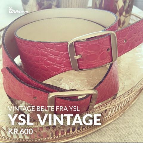Vintage YSL belte
