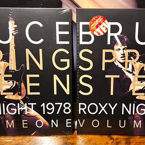 NY PRIS! Bruce Springsteen & ESB - ROXY NIGHT 1978 VOLUME 1&2 LP